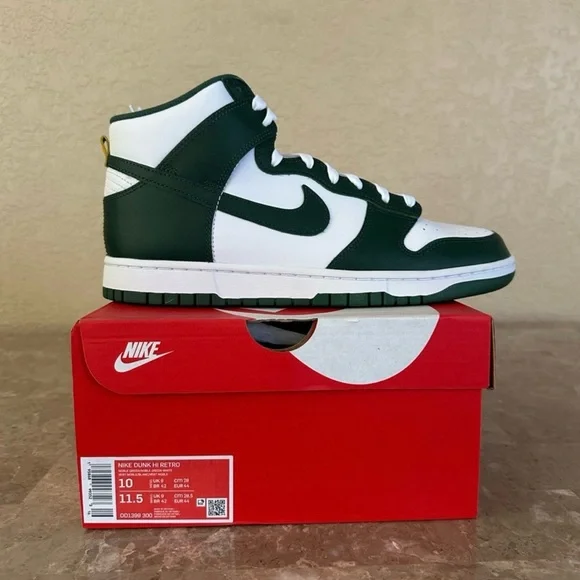 Nike Dunk High Australia Noble Green White Gold DD1399-300 - Picture 11 of 16